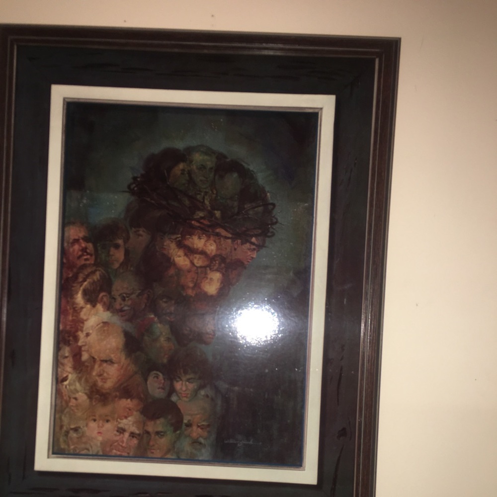 In his image painting.